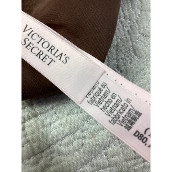 Lot of 2 Victorias Secret Lightly Lined Wireless Bras In Green & Brown*38B*NWOT - Picture 6 of 8